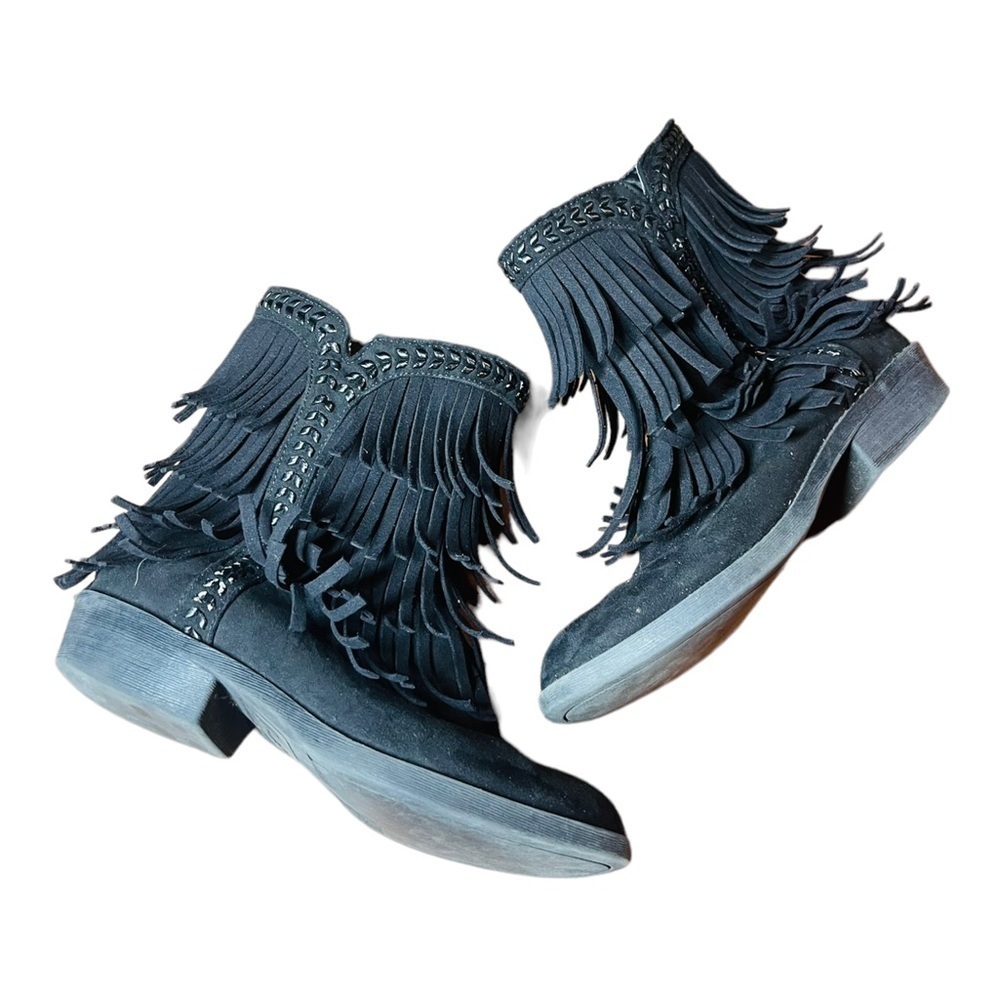 Sam Edelman fringe booties